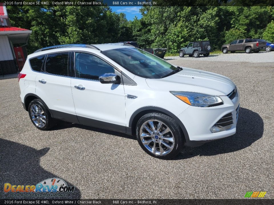 2016 Ford Escape SE 4WD Oxford White / Charcoal Black Photo #6