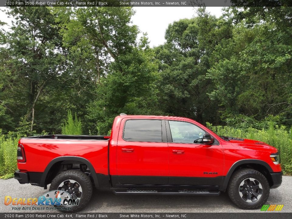2020 Ram 1500 Rebel Crew Cab 4x4 Flame Red / Black Photo #7
