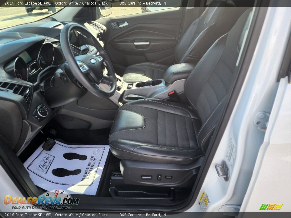 2016 Ford Escape SE 4WD Oxford White / Charcoal Black Photo #8