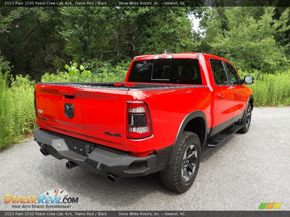 2020 Ram 1500 Rebel Crew Cab 4x4 Flame Red / Black Photo #8