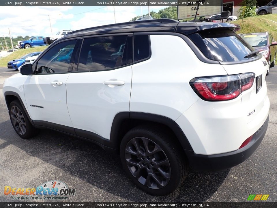 2020 Jeep Compass Limted 4x4 White / Black Photo #3