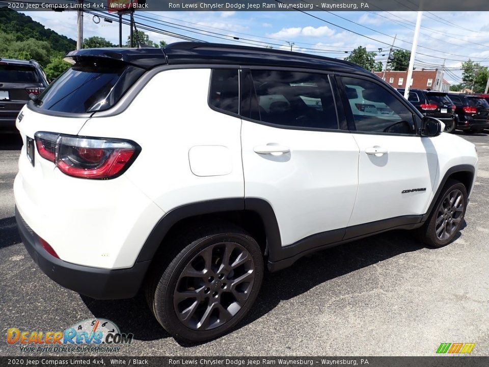 2020 Jeep Compass Limted 4x4 White / Black Photo #6