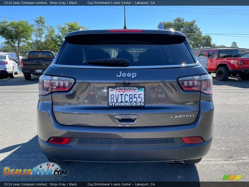 2019 Jeep Compass Limited Sting-Gray / Black Photo #6