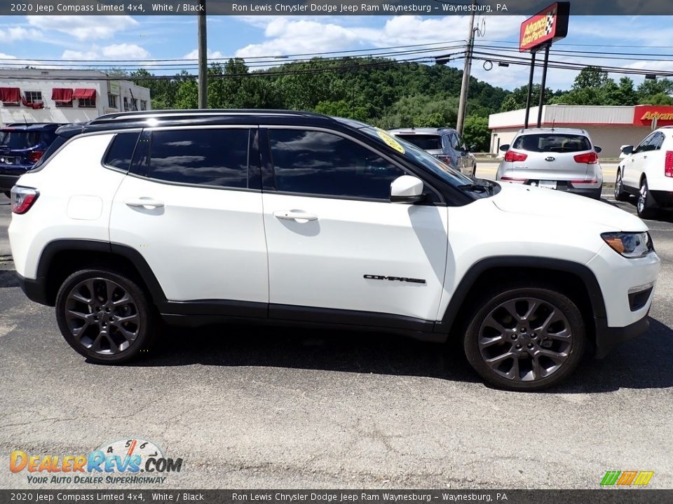 2020 Jeep Compass Limted 4x4 White / Black Photo #7