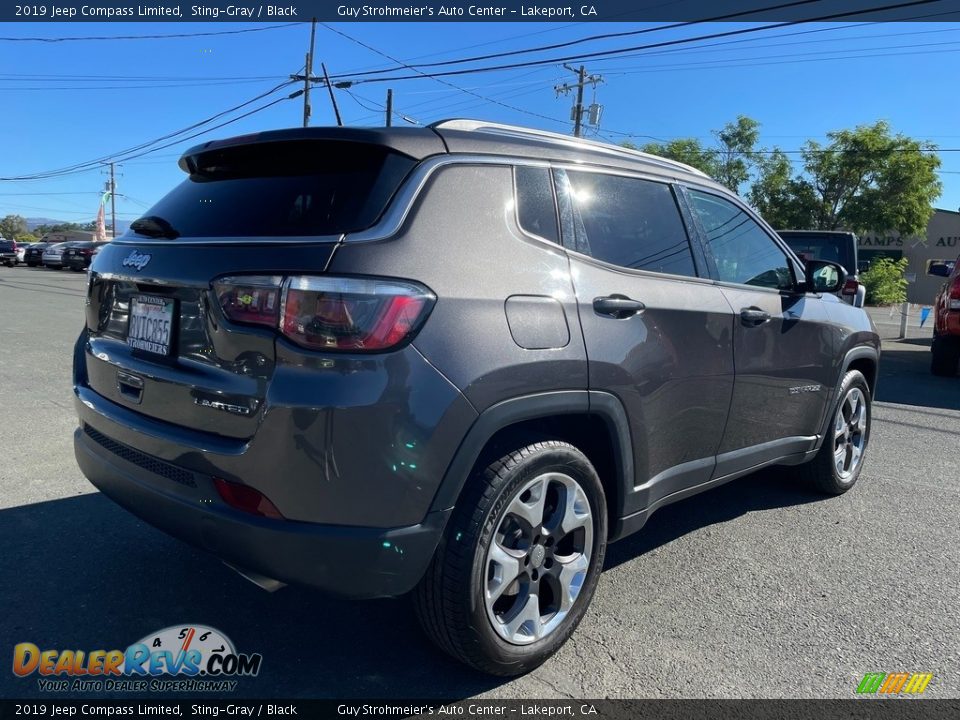 2019 Jeep Compass Limited Sting-Gray / Black Photo #7