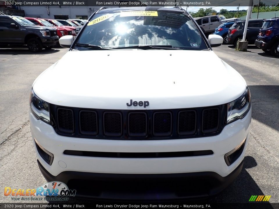 2020 Jeep Compass Limted 4x4 White / Black Photo #9