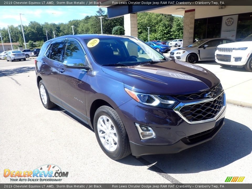 2019 Chevrolet Equinox LT AWD Storm Blue Metallic / Jet Black Photo #2