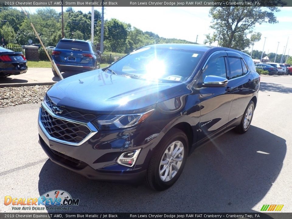 2019 Chevrolet Equinox LT AWD Storm Blue Metallic / Jet Black Photo #4