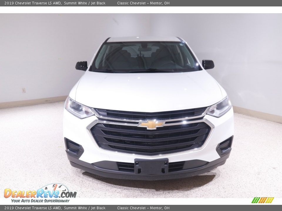 2019 Chevrolet Traverse LS AWD Summit White / Jet Black Photo #2