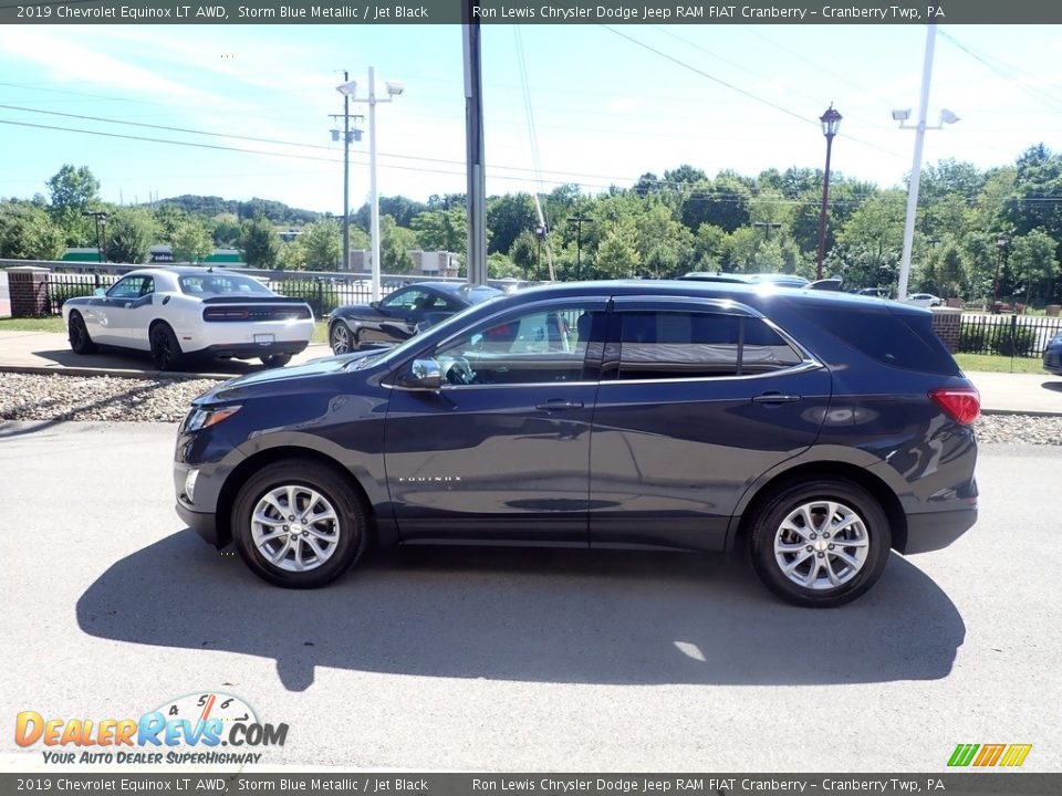 2019 Chevrolet Equinox LT AWD Storm Blue Metallic / Jet Black Photo #5