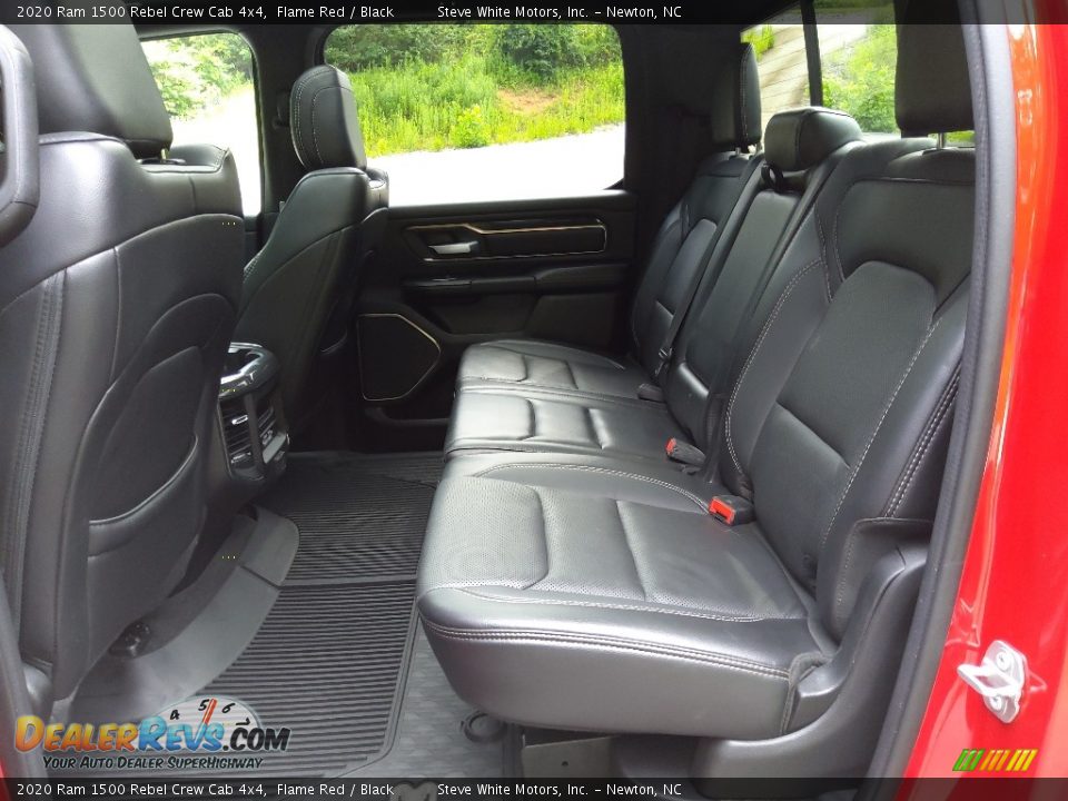 Rear Seat of 2020 Ram 1500 Rebel Crew Cab 4x4 Photo #19