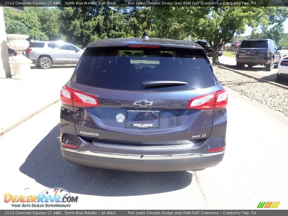 2019 Chevrolet Equinox LT AWD Storm Blue Metallic / Jet Black Photo #7