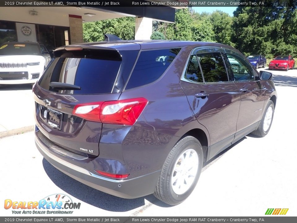 2019 Chevrolet Equinox LT AWD Storm Blue Metallic / Jet Black Photo #8