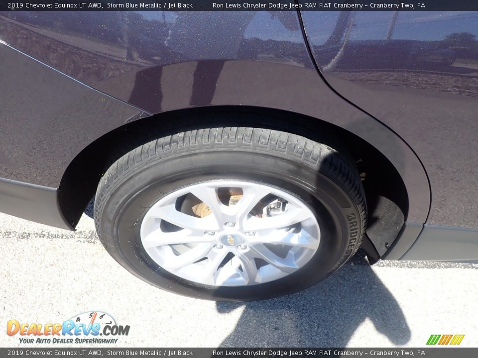 2019 Chevrolet Equinox LT AWD Storm Blue Metallic / Jet Black Photo #9