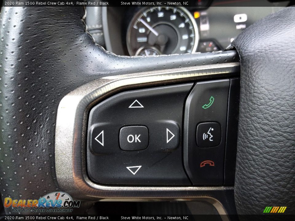 2020 Ram 1500 Rebel Crew Cab 4x4 Steering Wheel Photo #24