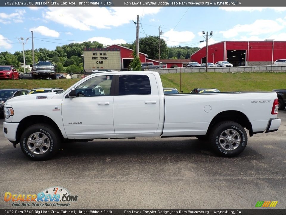 2022 Ram 3500 Big Horn Crew Cab 4x4 Bright White / Black Photo #2