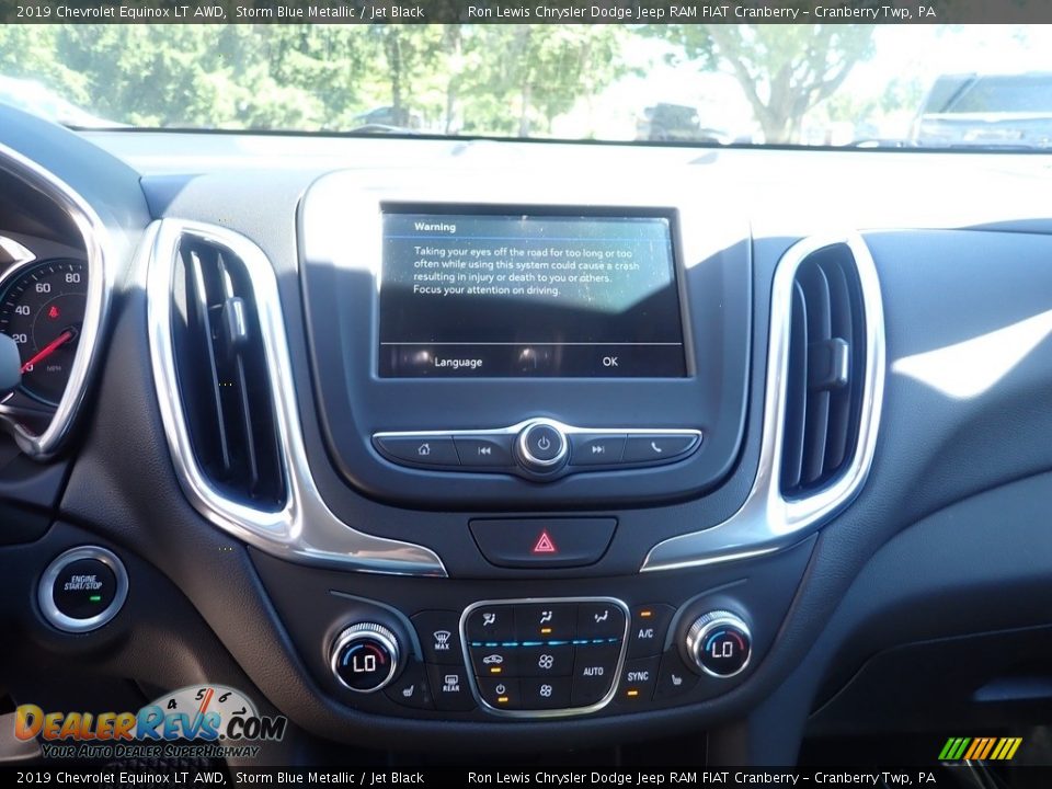 2019 Chevrolet Equinox LT AWD Storm Blue Metallic / Jet Black Photo #17