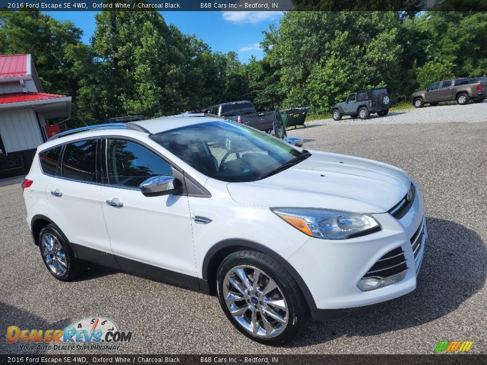 2016 Ford Escape SE 4WD Oxford White / Charcoal Black Photo #29