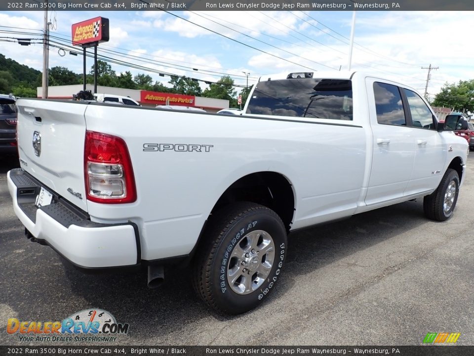 2022 Ram 3500 Big Horn Crew Cab 4x4 Bright White / Black Photo #5