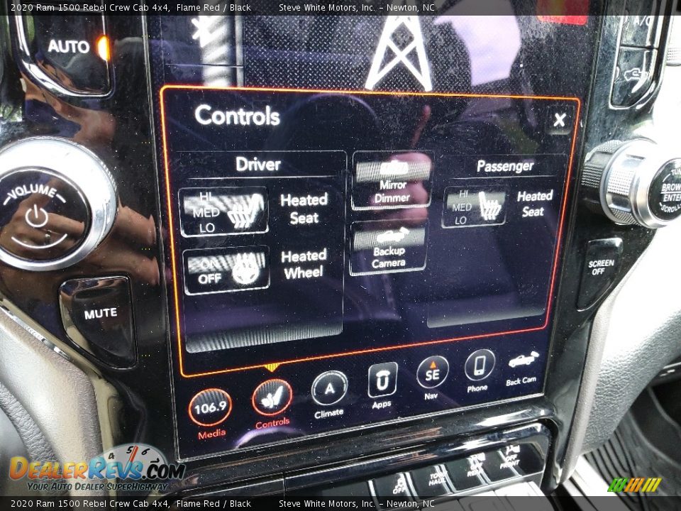 2020 Ram 1500 Rebel Crew Cab 4x4 Flame Red / Black Photo #30