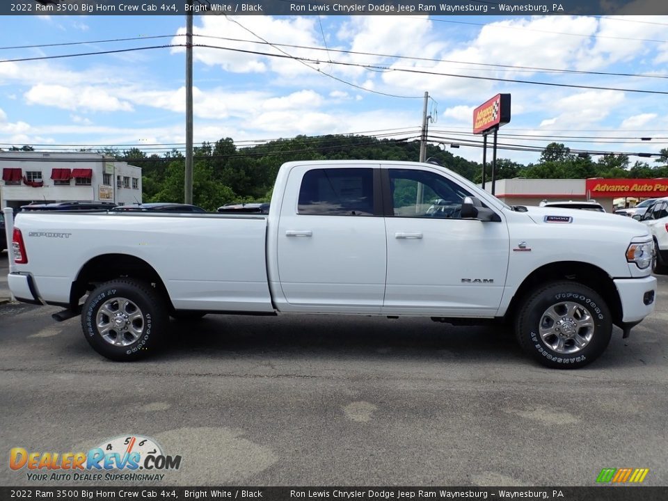 2022 Ram 3500 Big Horn Crew Cab 4x4 Bright White / Black Photo #6