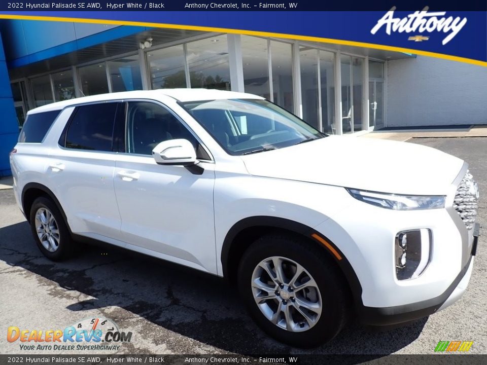 2022 Hyundai Palisade SE AWD Hyper White / Black Photo #1