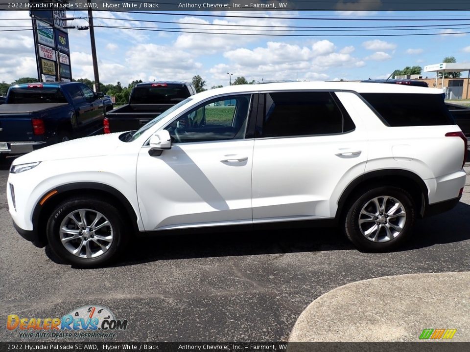 2022 Hyundai Palisade SE AWD Hyper White / Black Photo #7