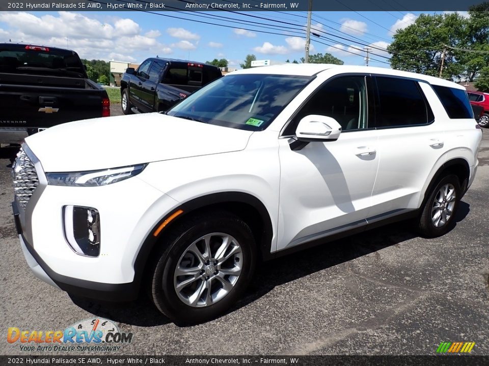 2022 Hyundai Palisade SE AWD Hyper White / Black Photo #8