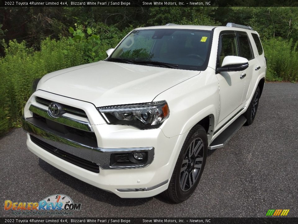 2022 Toyota 4Runner Limited 4x4 Blizzard White Pearl / Sand Beige Photo #2