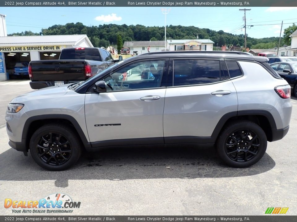 2022 Jeep Compass Altitude 4x4 Billet Silver Metallic / Black Photo #2