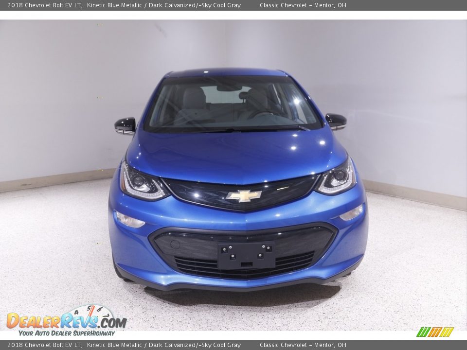 2018 Chevrolet Bolt EV LT Kinetic Blue Metallic / Dark Galvanized/­Sky Cool Gray Photo #2