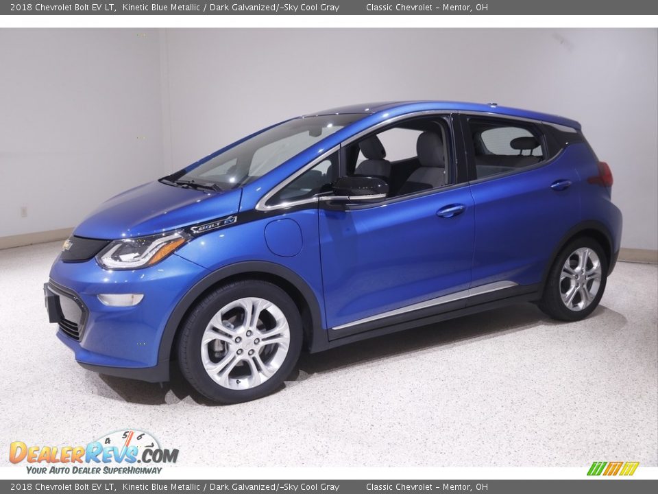 Kinetic Blue Metallic 2018 Chevrolet Bolt EV LT Photo #3