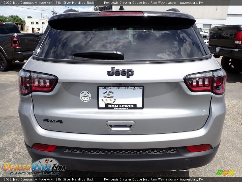 2022 Jeep Compass Altitude 4x4 Billet Silver Metallic / Black Photo #4