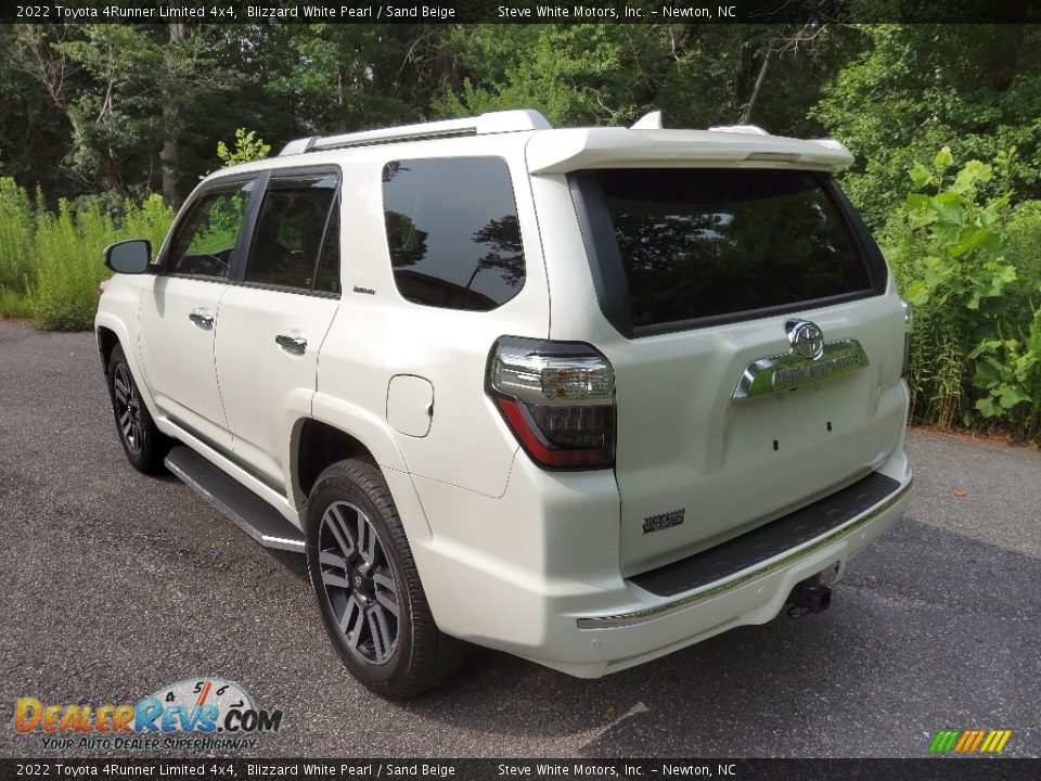 2022 Toyota 4Runner Limited 4x4 Blizzard White Pearl / Sand Beige Photo #8