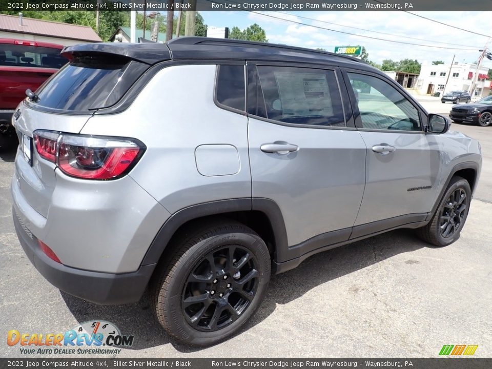 2022 Jeep Compass Altitude 4x4 Billet Silver Metallic / Black Photo #6