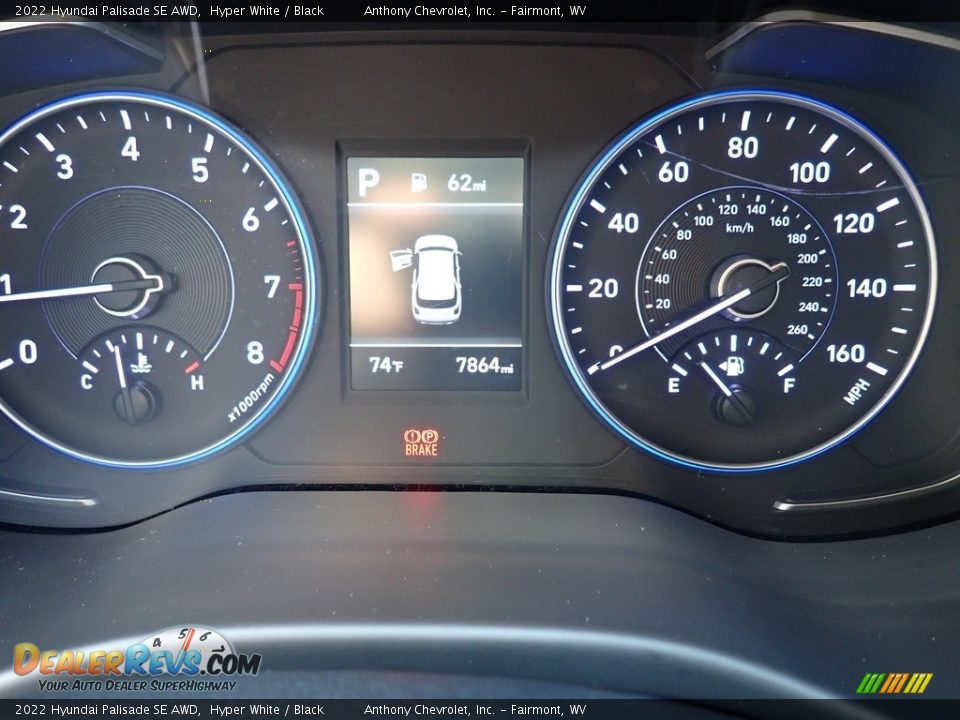 2022 Hyundai Palisade SE AWD Hyper White / Black Photo #20