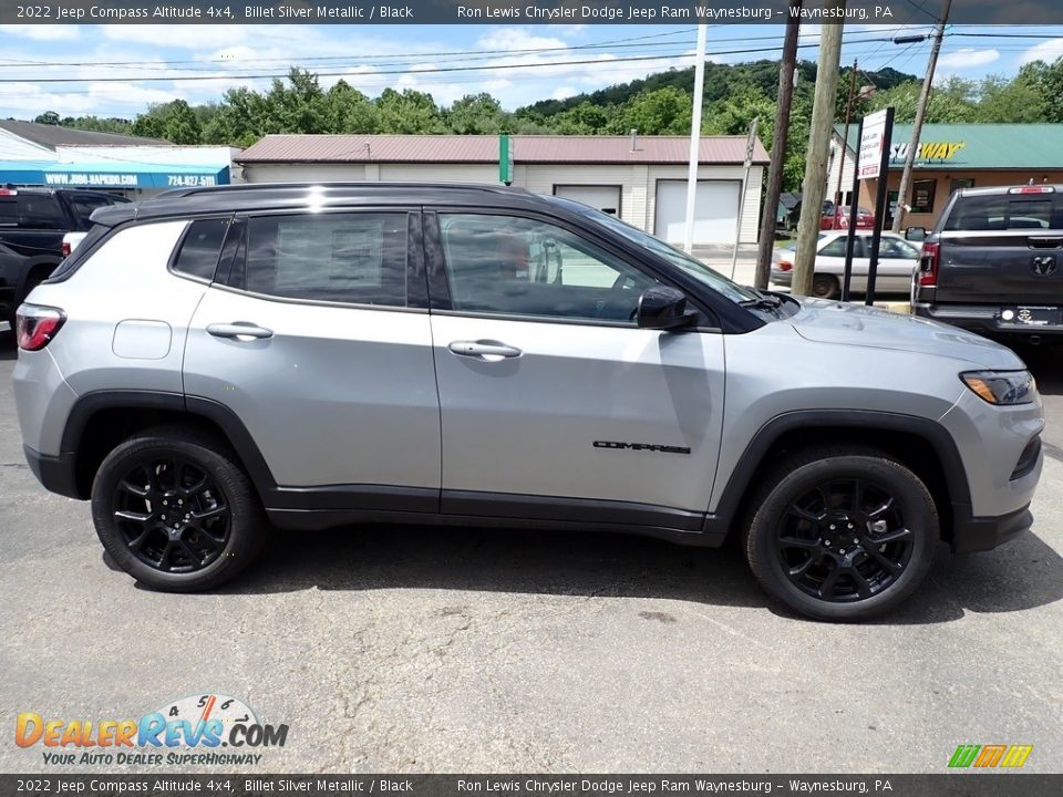 2022 Jeep Compass Altitude 4x4 Billet Silver Metallic / Black Photo #7