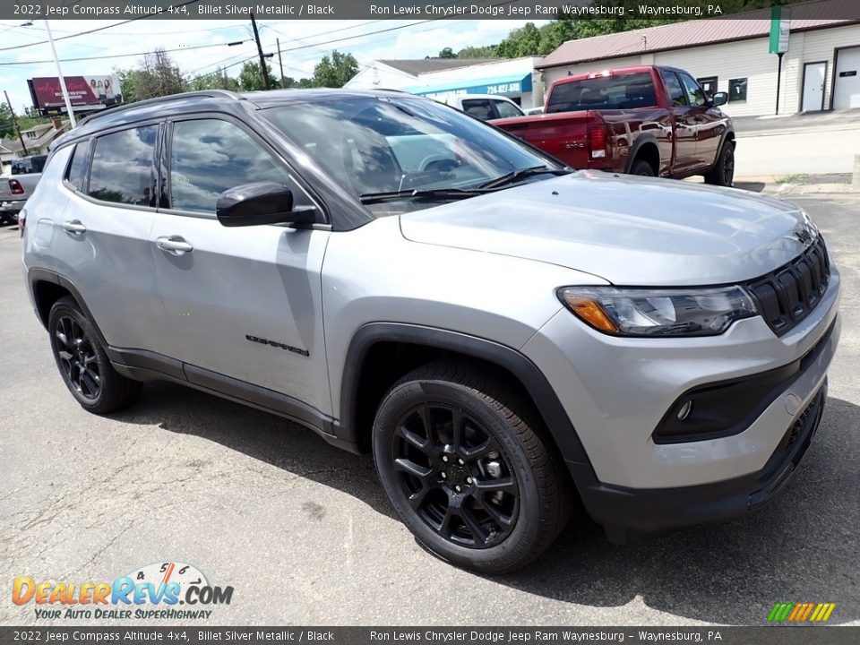 2022 Jeep Compass Altitude 4x4 Billet Silver Metallic / Black Photo #8