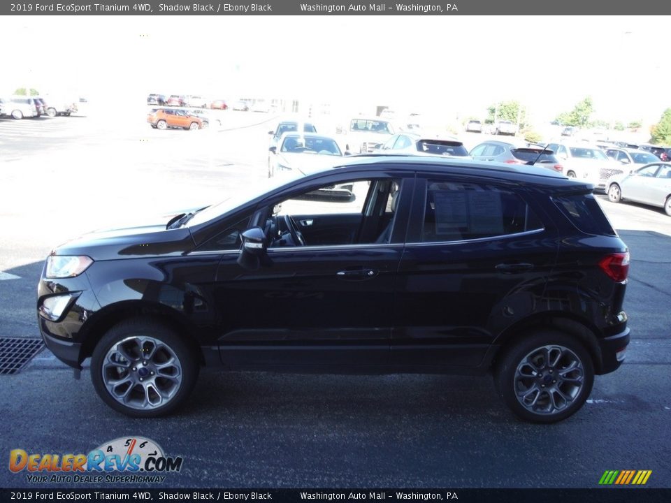 2019 Ford EcoSport Titanium 4WD Shadow Black / Ebony Black Photo #6