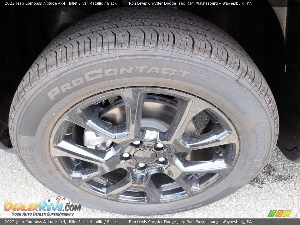 2022 Jeep Compass Altitude 4x4 Billet Silver Metallic / Black Photo #10