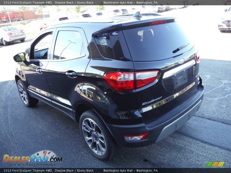 2019 Ford EcoSport Titanium 4WD Shadow Black / Ebony Black Photo #7