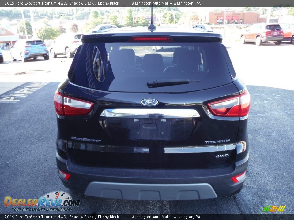 2019 Ford EcoSport Titanium 4WD Shadow Black / Ebony Black Photo #8