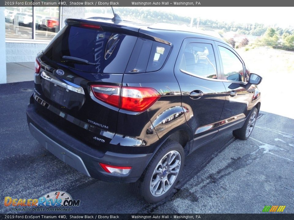 2019 Ford EcoSport Titanium 4WD Shadow Black / Ebony Black Photo #9