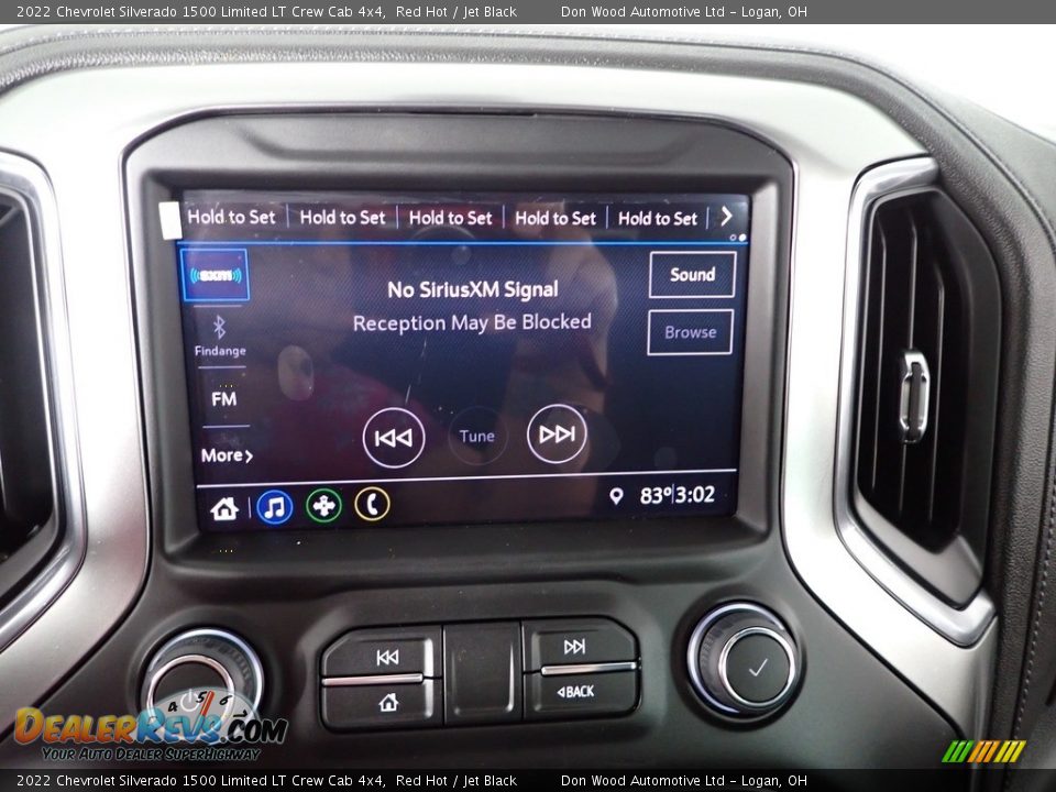 2022 Chevrolet Silverado 1500 Limited LT Crew Cab 4x4 Red Hot / Jet Black Photo #2
