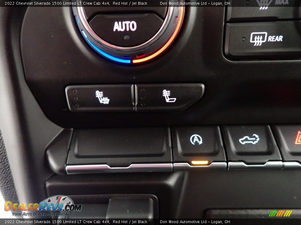 2022 Chevrolet Silverado 1500 Limited LT Crew Cab 4x4 Red Hot / Jet Black Photo #4