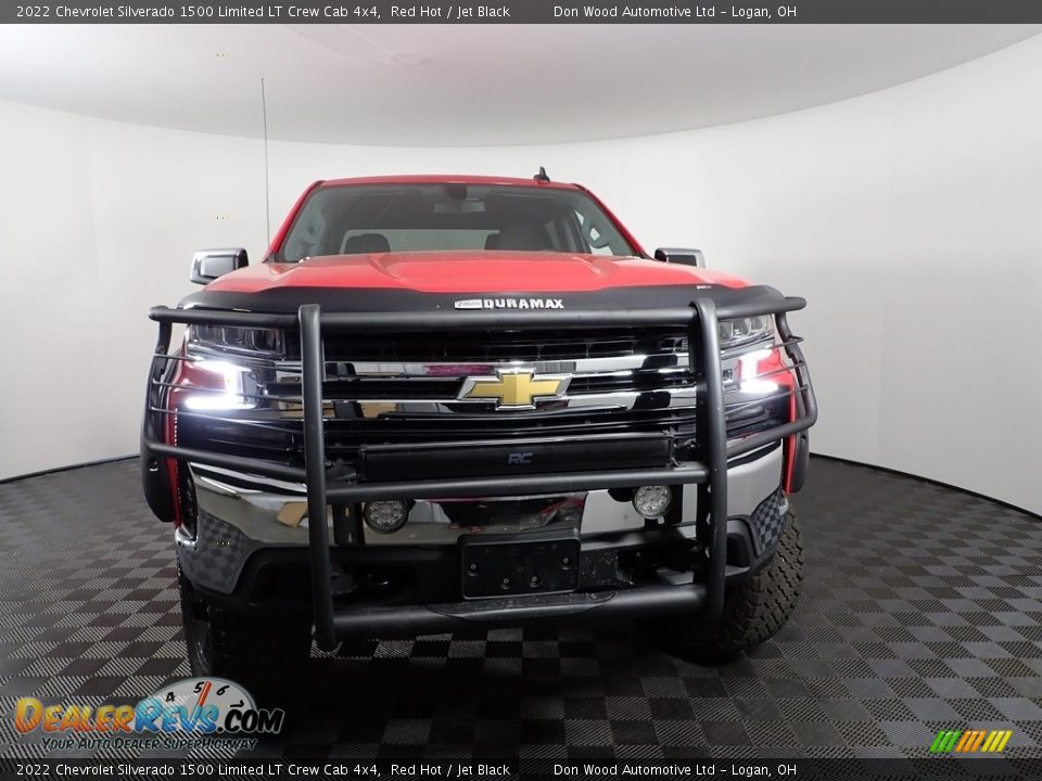 2022 Chevrolet Silverado 1500 Limited LT Crew Cab 4x4 Red Hot / Jet Black Photo #5