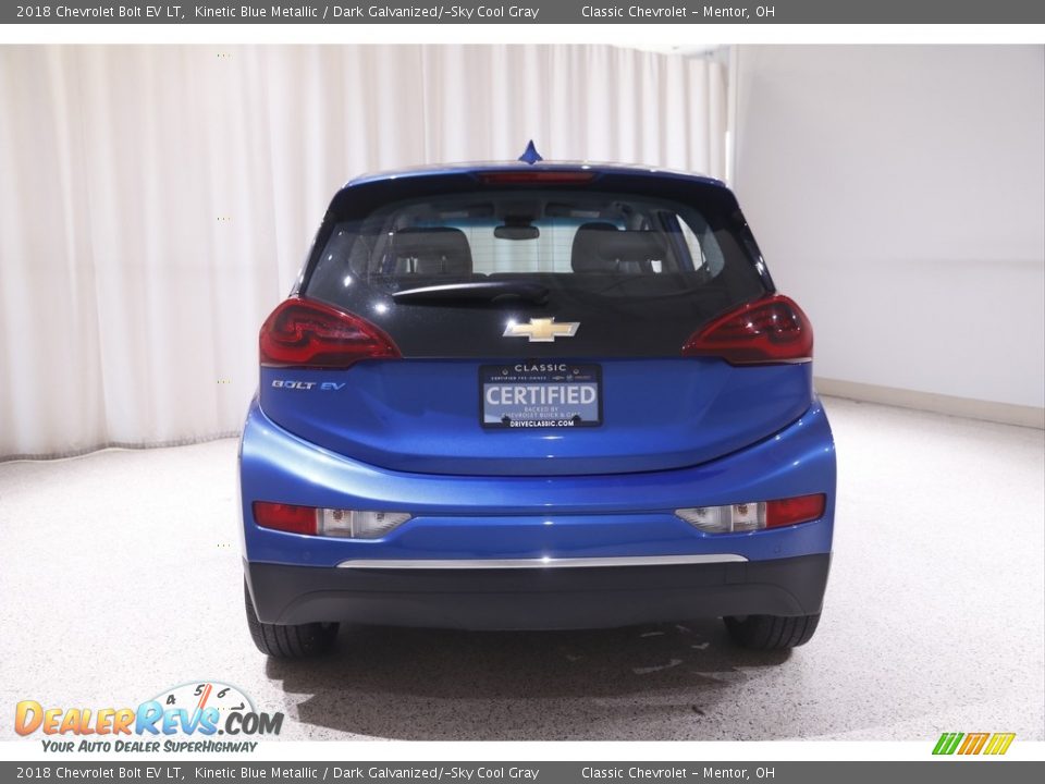 2018 Chevrolet Bolt EV LT Kinetic Blue Metallic / Dark Galvanized/­Sky Cool Gray Photo #22