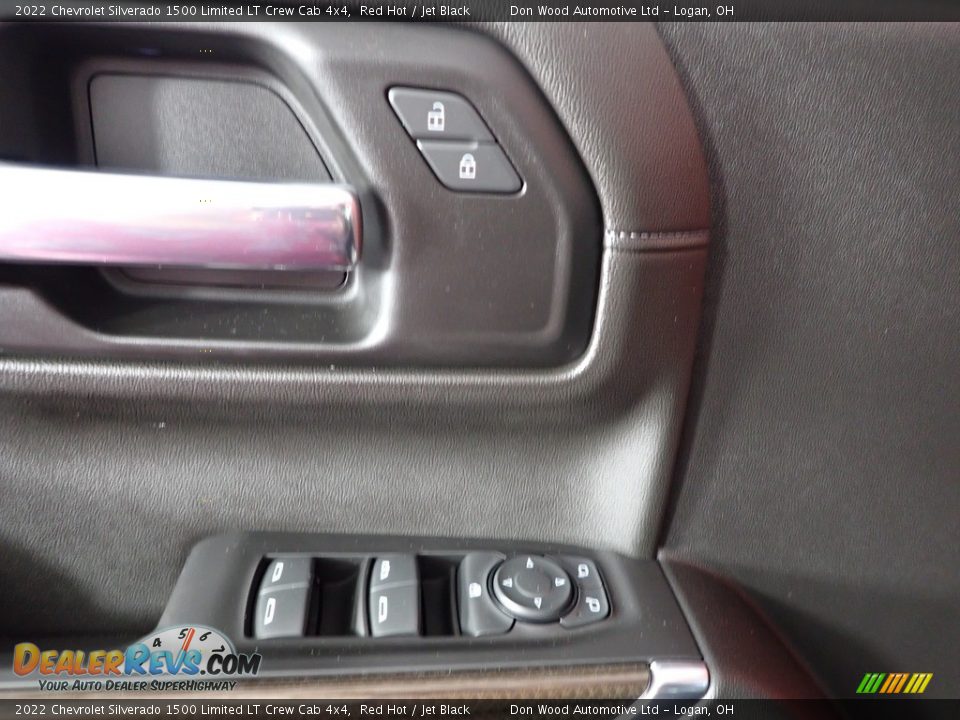 2022 Chevrolet Silverado 1500 Limited LT Crew Cab 4x4 Red Hot / Jet Black Photo #12