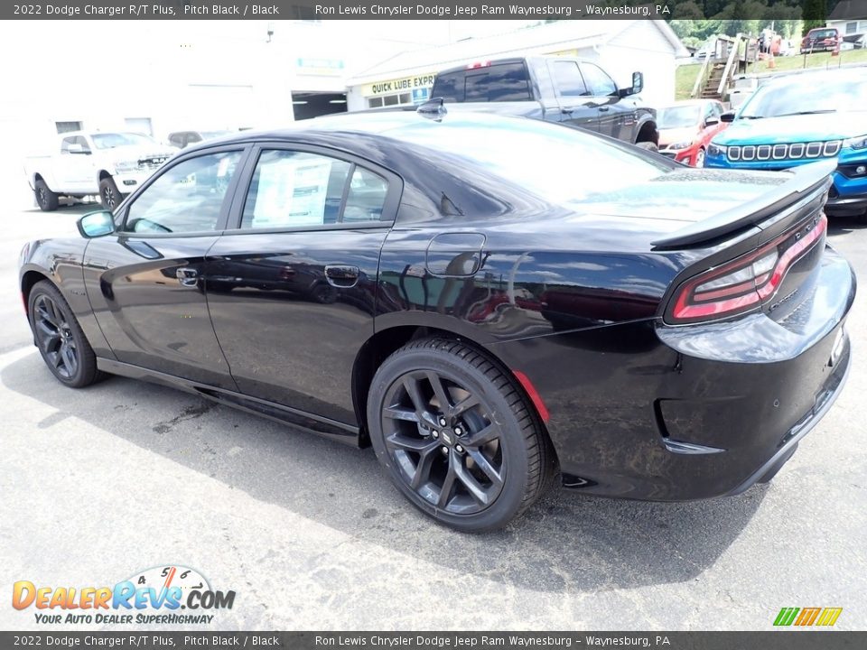 2022 Dodge Charger R/T Plus Pitch Black / Black Photo #3