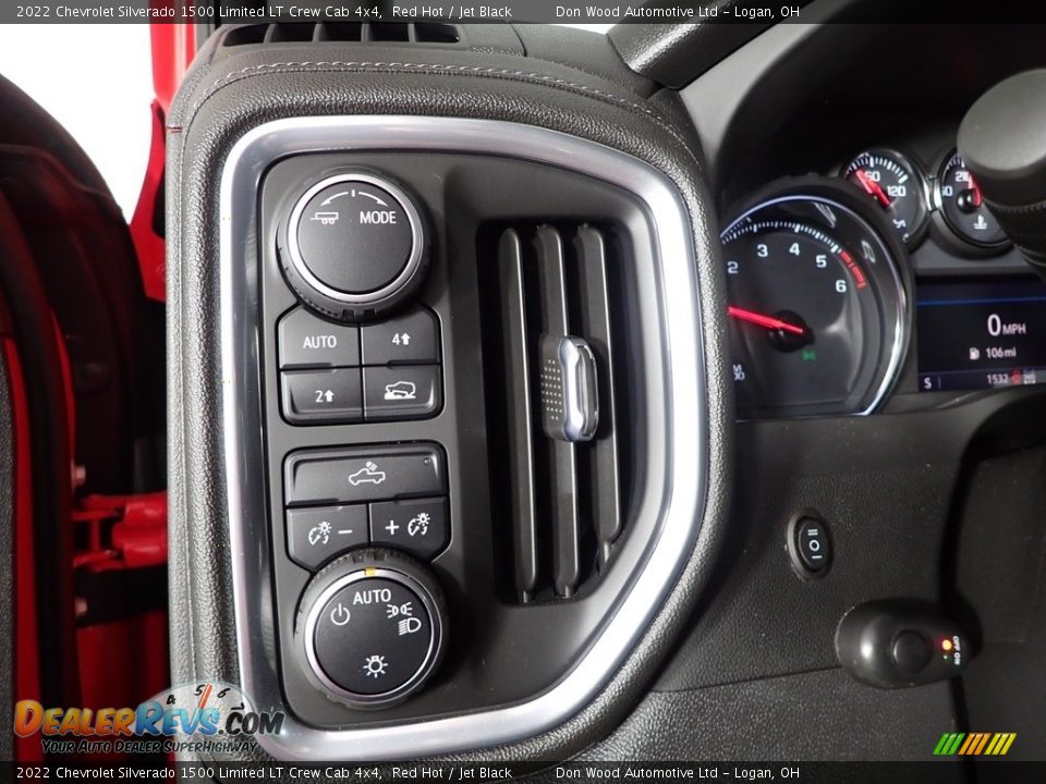 2022 Chevrolet Silverado 1500 Limited LT Crew Cab 4x4 Red Hot / Jet Black Photo #15